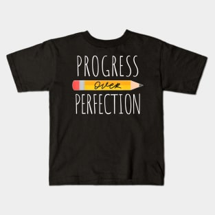 Progress Over  back to School Teacher Kids T-Shirt